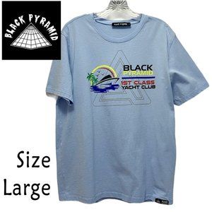 Black Pyramid 1st Class Yacht Club T Shirt Size Large